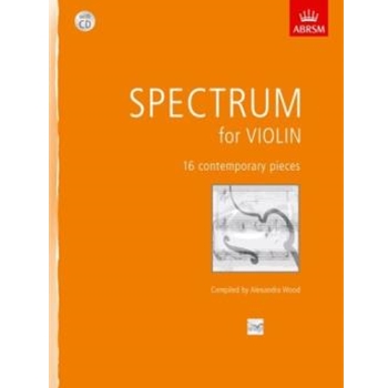 Spectrum for Violin with CD 16 contemporary pieces for violin