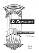 La Rejouissance by Handel George Frideric S. Drummond Wolff for Organ Solo
