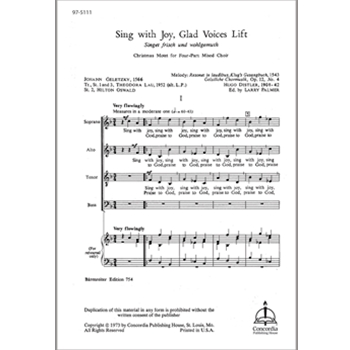 Sing with Joy, Glad Voices Lift