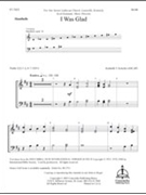 I Was Glad (Handbell Part) by Kenneth T. Kosche for