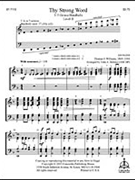 Thy Strong Word by - Behnke John A - for Handbells 3-5 Octave