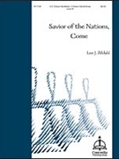 Savior Of The Nations Come by Afdahl Lee J for Handbells 3-5 Octave
