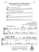 Emmanuel Savior Of The Nations by - Hakes Derek K - for Handbells