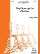 They'll Know We Are Christians by - Honore Jeffrey A - for Handbells