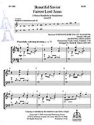 Beautiful Savior Fairest Lord Jesus by - Hakes Derek K - for Handbells