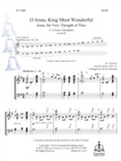 O Jesus King Most Wonderful by Dykes John Bacchus - Stewart Kevin - for Handbells