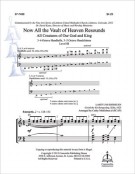 Now All the Vault of Heaven Resounds by - Moklebust Cathy - for Handbells 3-6 Octave
