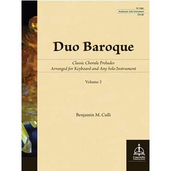 Duo Baroque Volume 2 by - Culli Benjamin - for Solo and Piano
