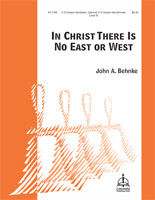 In Christ There Is No East or West by Burleigh Harry - Behnke John A - for Handbells 3-5 Octave