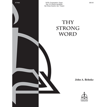 Thy Strong Word (Full Score) (Behnke)
