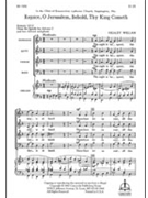 Rejoice O Jerusalem Behold They King Com by Willan Healey for SATB