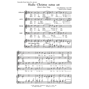 Hodie Christus natus est/Christ Is Born Today