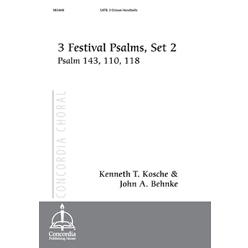 3 Psalm Settings, Set 2: 143, 110, 118
