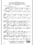 Come O Long-Expected Jesus by Kenneth T. Kosche for SATB