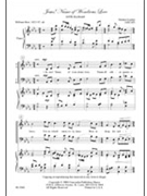Jesus! Name of Wondrous Love by Michael Larkin for SATB