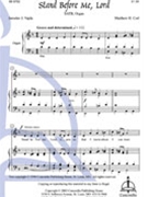 Stand Before Me Lord by Corl Matthew H for SATB