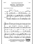 Hosanna Loud Hosanna by Albert Zabel for SATB