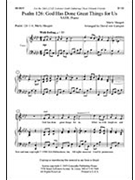 Psalm 126 God Has Done Great Things For by Haugen Marty - Kampen David Von - for SATB