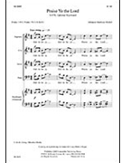 Praise Ye The Lord by Michel Johannes Mattias for SATB a cappella