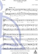 Jesus Is Born Tonight by Schalk Carl F for SATB