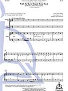 With The Lord Begin Your Task by Frank Peter - Cherwien David M - for SATB