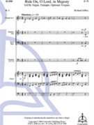 Ride On O Lord In Majesty by Jeffrey Richard for SATB