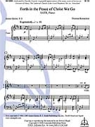 Forth In The Peace Of Christ We Go by Keesecker Thomas for SATB