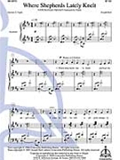 Where Shepherds Lately Knelt by Herl Joseph for SATB