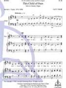 This Child Of Ours by Vajda Jaroslav - Schalk Carl - for Unison