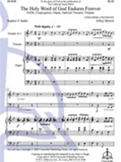 Holy Word Of God Endures Forever by Blersch Jeffrey for SATB