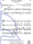 In Thee Is Gladness by - Grotenhuis Dale - for SATB
