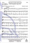 Our Eyes Look to the Lord by Michael Costello for SATB