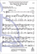 Now Thank We All Our God by - Paul Weber - for SAB