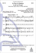 In Thee Is Gladness by Wismar/Kampen for Unison