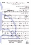 When I Survey the Wondrous Cross by Niedmann Peter Isaac Watts for 2-Part Mixed