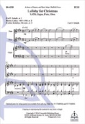 Lullafor Christmas by Schalk Carl F Schalk Luther Sedu for SATB and Organ