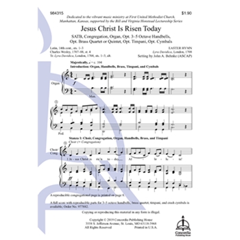 Jesus Christ Is Risen Today (Behnke)