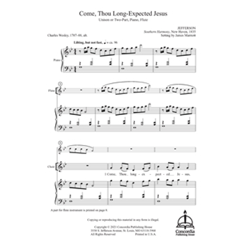 Come, Thou Long-Expected Jesus (Marriott)