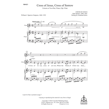 Cross of Jesus, Cross of Sorrow (Kohrs)