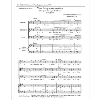 Vere languores nostros