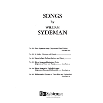 Three Songs on Elizabethan Texts