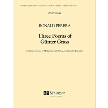 Three Poems of Guenter Grass (Study Score)