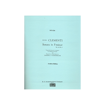Sonata in F Minor, Op. 14/3