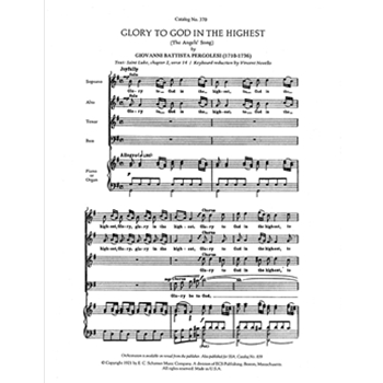 Glory to God in the Highest!