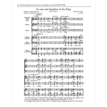 Ye Sons and Daughters of the King