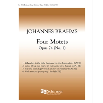 Four Motets, Opus 74 (No. 1)