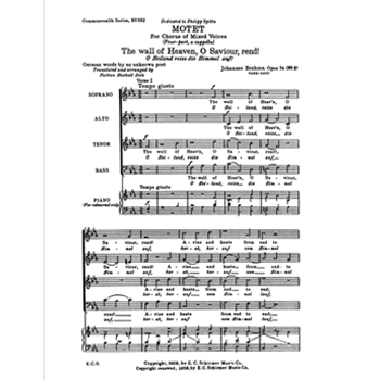 The Wall of Heaven, O Savior, Rend! (O Heiland reiss die Himmel auf!), Op.74/2