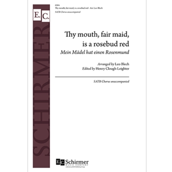 Thy Mouth, Fair Maid, is a Rosebud Red (Mein Maedel hat einen Rosenmund)