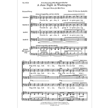 A June Night in Washington & The Full Sea Rolls and Thunders