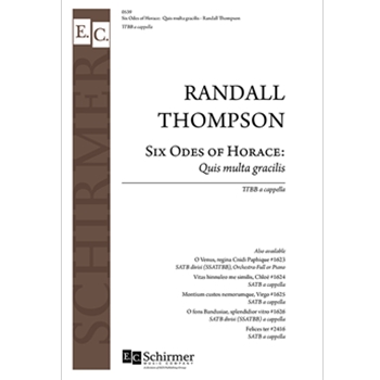 Six Odes of Horace: Quis multa gracilis